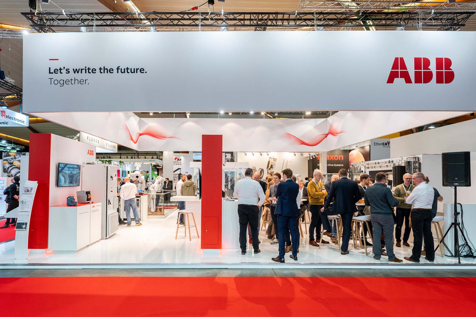 ABB  exhibition stand Indumation