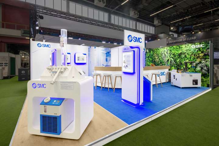 Modular exhibition stand. Aluvision reseller. Eldee Expo Experts.