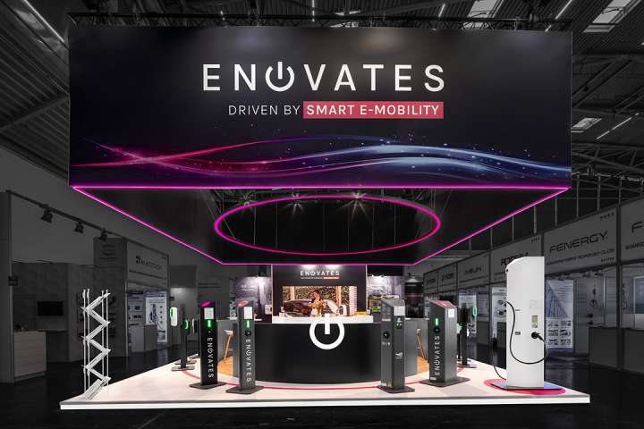 Enovates exhibition stand The Smarter E