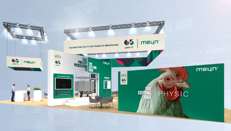 Beursstand Meyn Food - IPPE, Atlanta. Succesvolle beursdeelname in de USA.