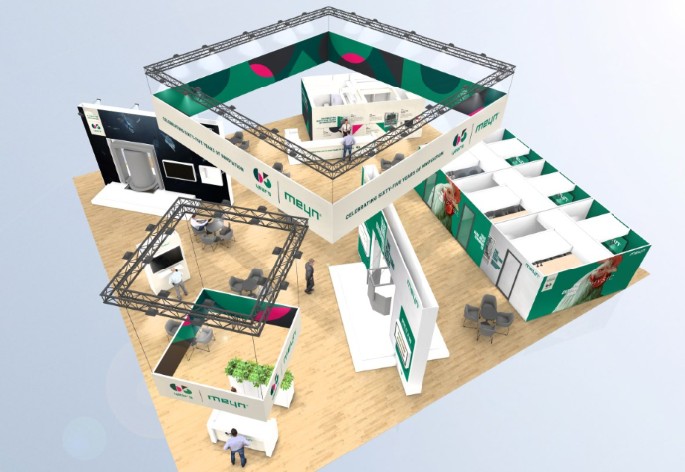 Beursstand Meyn Food - IPPE, Atlanta. Succesvolle beursdeelname in de USA.